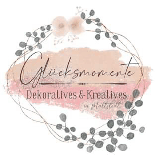 Glücksmomente Logo Logo des Dekogeschäfts Glücksmomente bei Apolda